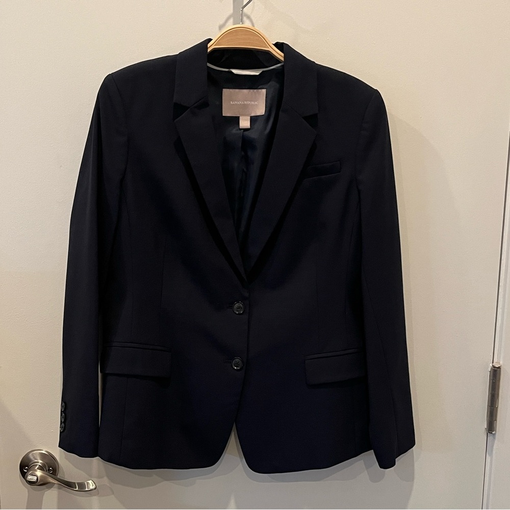 Wool blend Navy Blazer